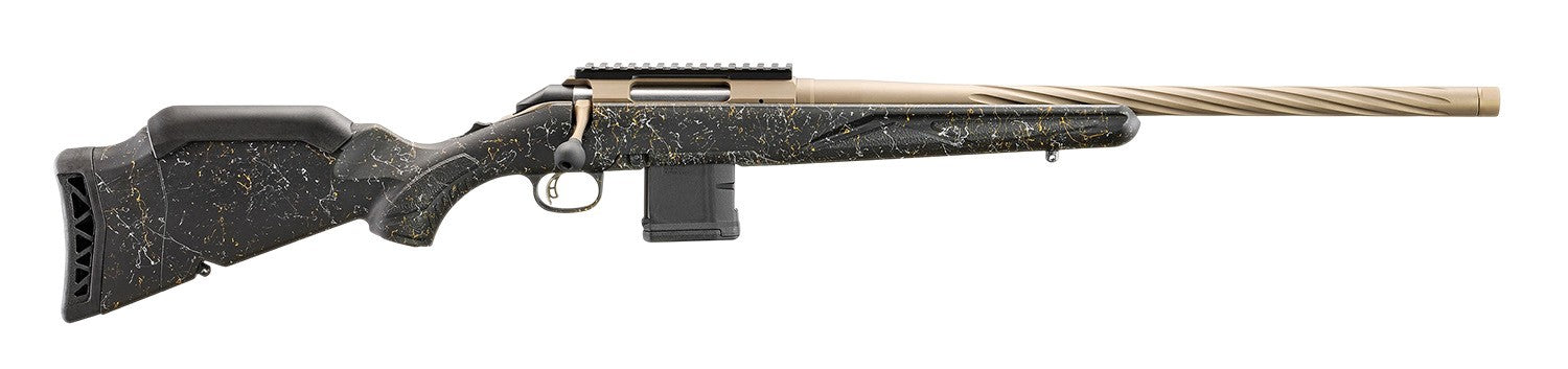 Ruger American II Prairie Full Size 223 Rem 10+1 20" Smoked Bronze Cerakote Spiral Fluted Threaded Barrel 46974