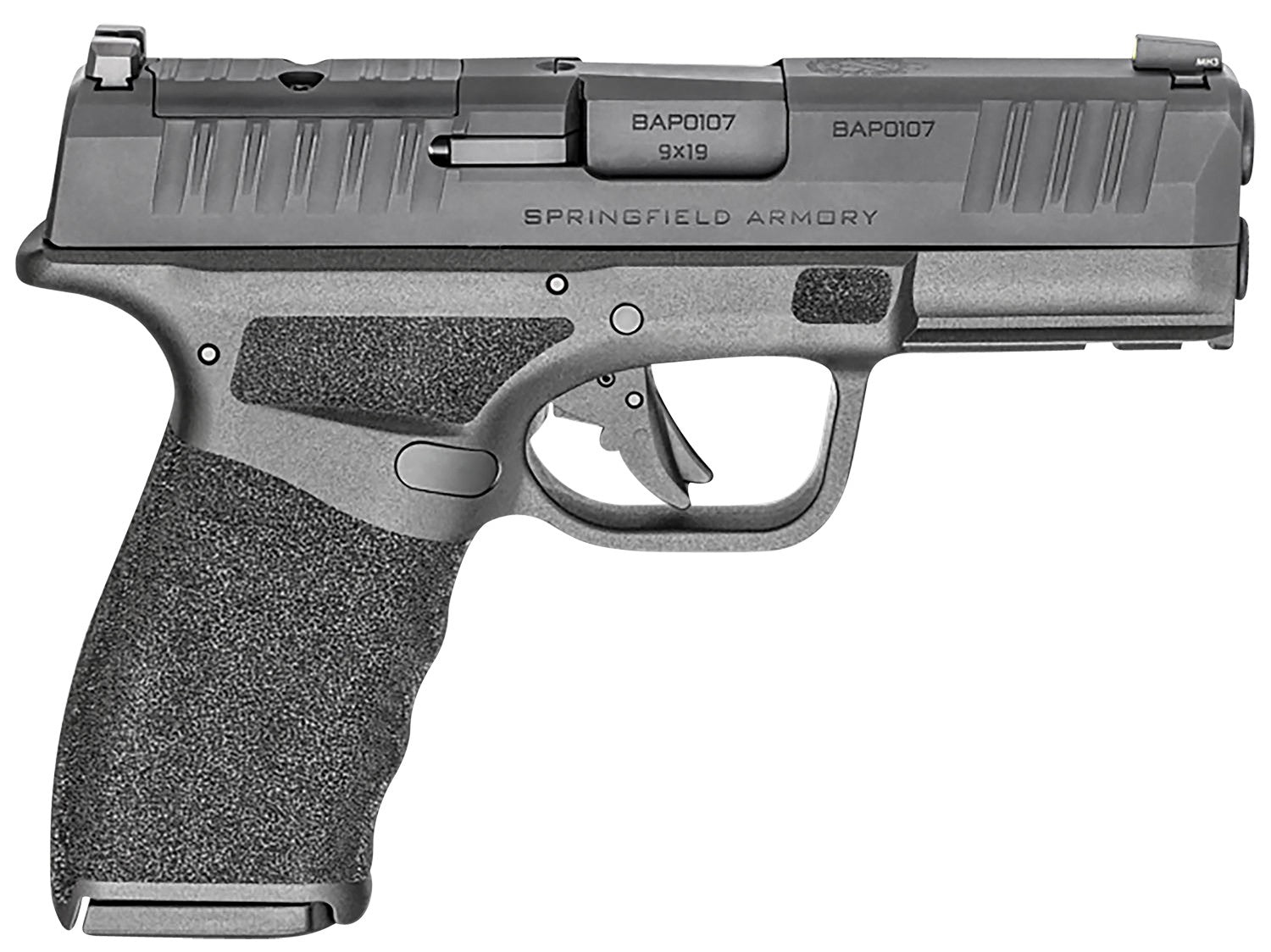 Springfield Armory Hellcat Pro OSP Compact Frame 9mm Luger 17+1 3.70" Black Melonite Steel Barrel HCP9379BOSPCOMP