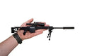 Goat Guns Miniature Barrett MK22 Model Black | 1:4 Scale Diecast Metal