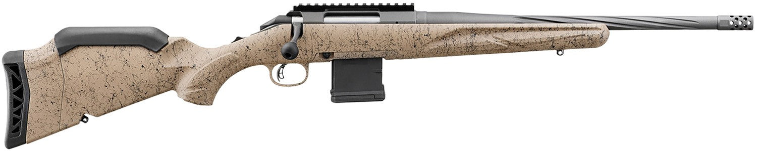 Ruger American II Ranch 300 Blackout 10+1 16.10" Cobalt Cerakote Spiral Fluted Threaded Barrel 46920
