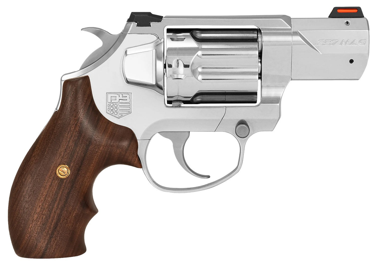 Diamondback SDR Sports South Exclusive Small 357 Mag/38 Special +P 6 Shot 2" Polished Stainless Steel Barrel & Frame DB075AS701
