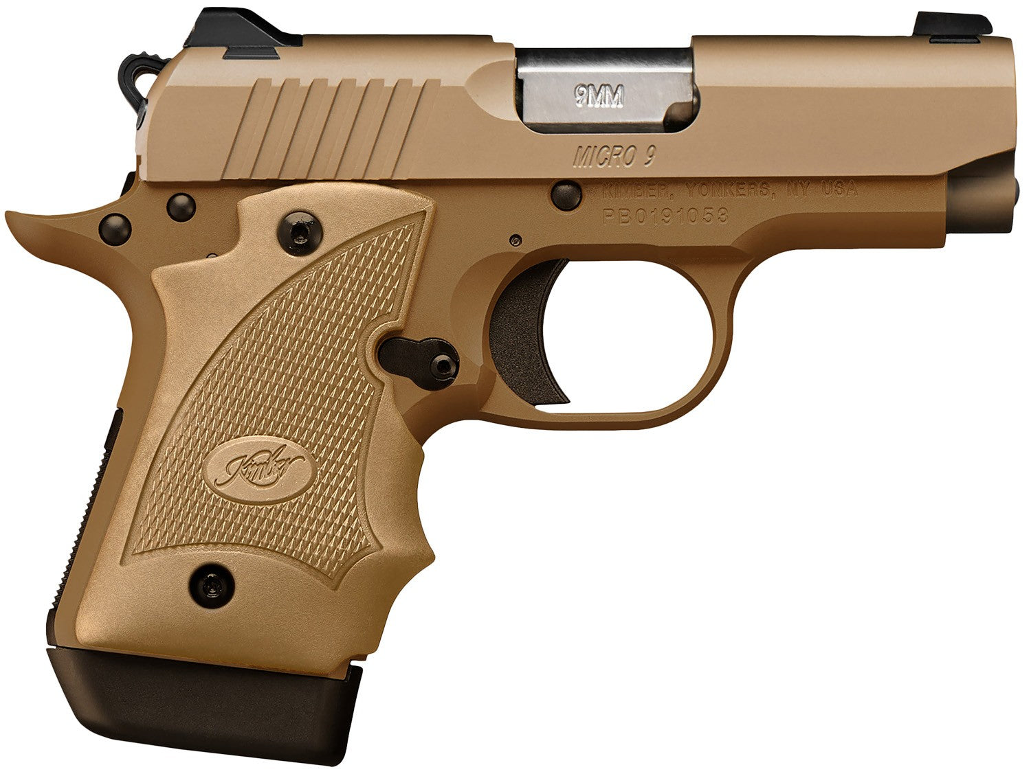 Kimber Mfg, Inc Micro 9 Micro Frame 9mm Luger 7+1 3.15" Stainless Match Grade Barrel 3300247