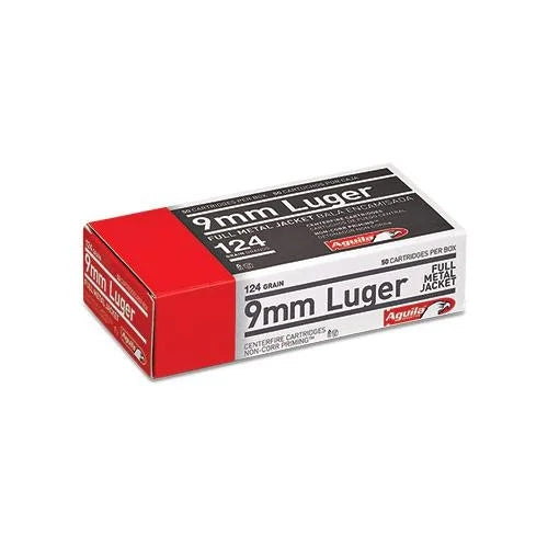 Aguila, 9mm, FMJ, 124 Grain