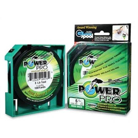 PowerPro Braided Fishing Line x 100yd Grn