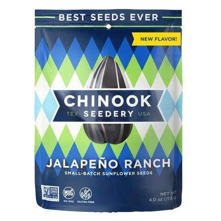 Chinook Seedery Sunflower Seeds - Jalapeno Ranch